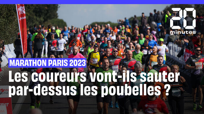 Marathon de Paris : Les coureurs vont-ils sauter par-dessus les poubelles ?