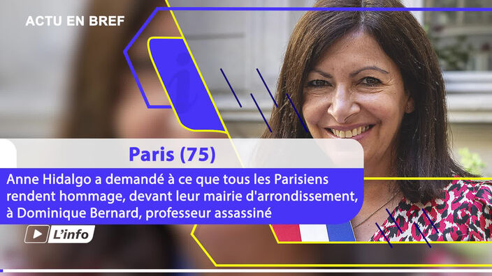 L'actu en bref de ce lundi 16 octobre 2023