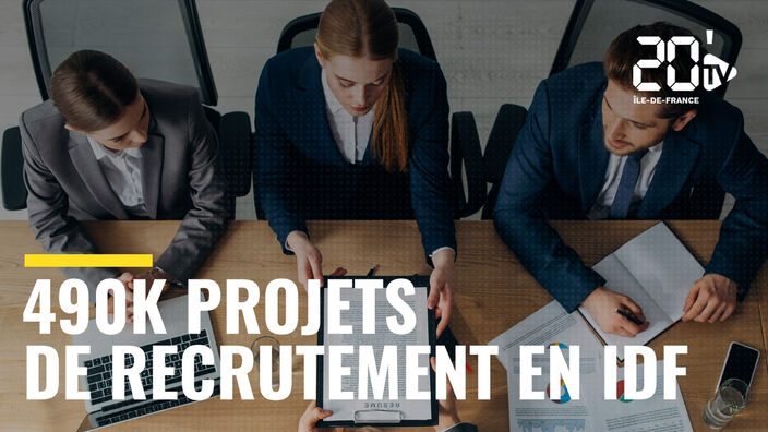 490k projets de recrutement en 2024 en Île-de-France