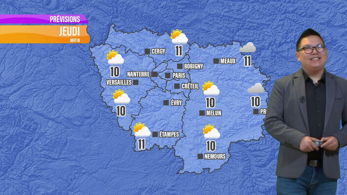 Les prévisions météo de ce jeudi 30 mai en Île de France