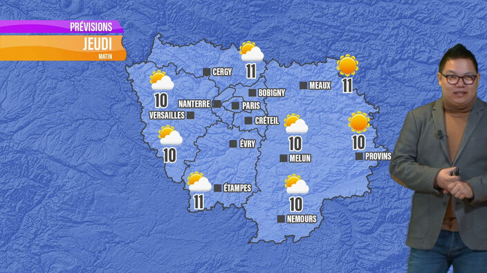 Les prévisions météo de ce jeudi 6 juin en Île-de-France