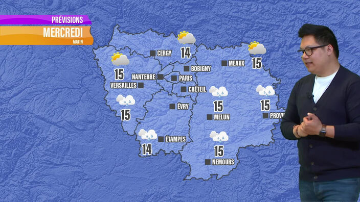 Les prévisions météo de ce mercredi 19 juin en Île-de-France