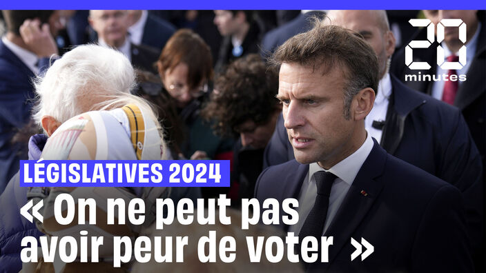 Elections législatives : C'est « la solution la plus responsable » assure Macron #shorts