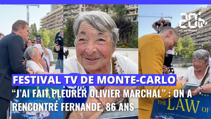 “J’ai fait pleurer Olivier Marchal” : on a rencontré Fernande, 86 ans, au Festival TV de Monte-Carlo