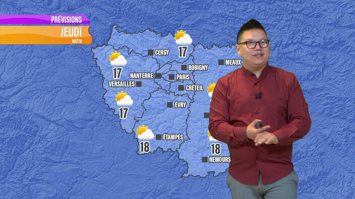 Les prévisions météo de ce jeudi 27 juin en Île-de-France