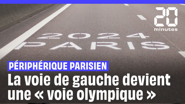 JO de Paris 2024 : La voie de gauche du périph devient une « voie olympique »