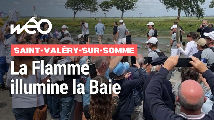 Relais de la Flamme : ambiance à Saint-Valéry-sur-Somme