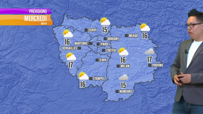 Les prévisions météo de ce mercredi 10 juillet en Île-de-France