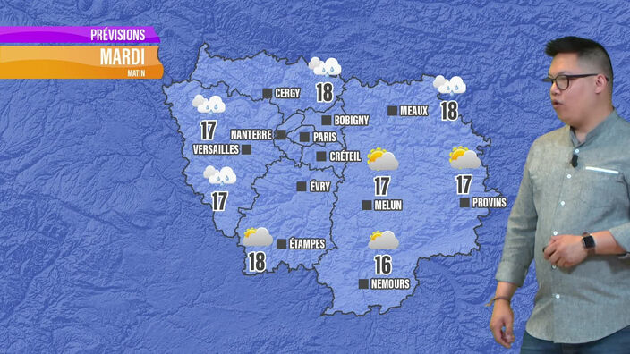 Les prévisions météo de ce mardi 23 juillet en Île-de-France