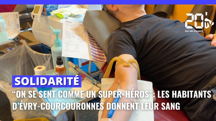 "On se sent comme un Super-héros" : les habitants d’Évry-Courcouronnes donnent leur sang