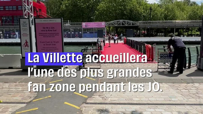 Paris 2024 :  Dans les coulisses de la fan zone de la Villette