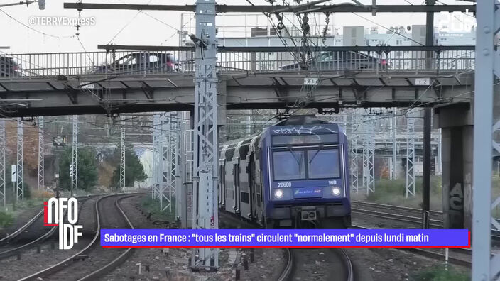 Sabotage SNCF : retour à la normale du trafic