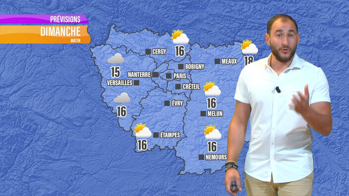 Les prévisions météo de ce dimanche 4 août en Île-de-France