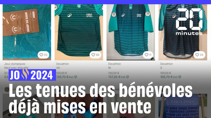 JO 2024 : Des bobs à 230€, des t-shirts à 150€, les tenues des bénévoles déjà vendues sur Vinted 