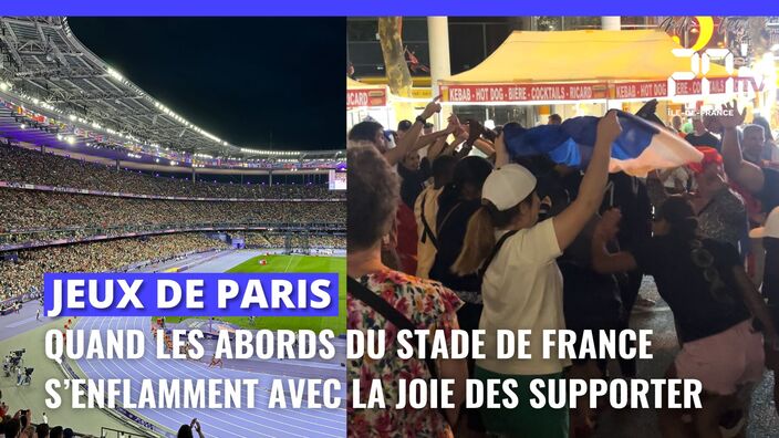 JO 2024 : Quand les abords du Stade de France s’enflamment avec la joie des supporters