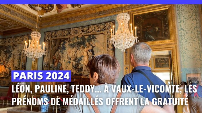 Léon, Pauline, Teddy... à Vaux-le-Vicomte, les prénoms de médaillés offrent la gratuité