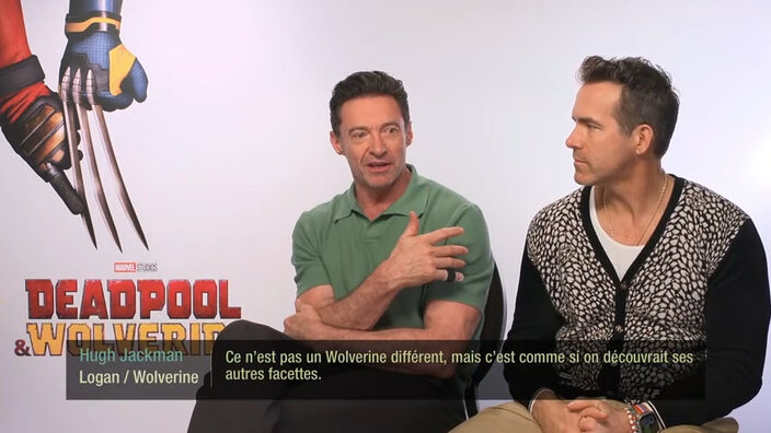 Ryan Reynolds et Hugh Jackman dans Ci Né Ma pour Deadpool & Wolverine