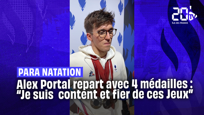 « Je suis content et fier de ces Jeux », raconte Alex Portal après avoir remporté 4 médailles