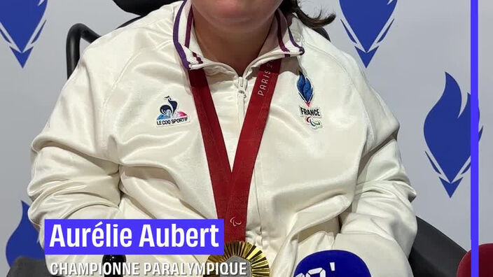 "Je viens de réaliser que j'étais championne paralympique" : Aurélie Aubert après sa médaille d'or en boccia