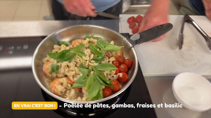 Des gambas aux fraises de Pihem (62) avec le chef Alexandre Lebriez