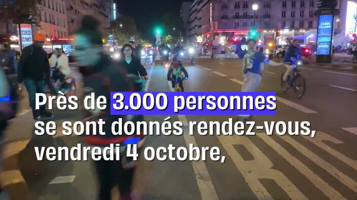 Une randonnée inédite rassemble 3.000 personnes à Paris