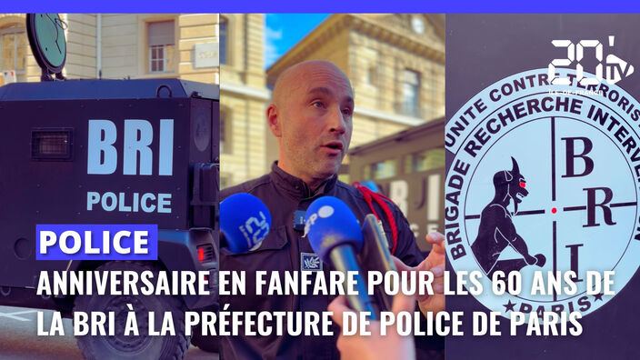 60 ans pour la BRI : ça se fête... en fanfare à la Préfecture de Police