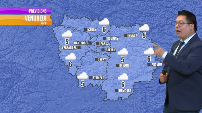 Les prévisions météo de ce vendredi 1er novembre en Île-de-France