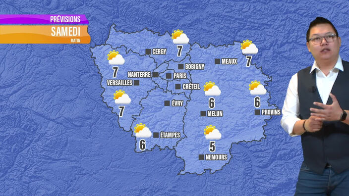 Les prévisions météo de ce samedi 2 novembre en Île-de-France