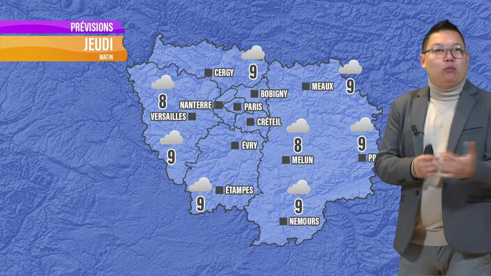 Les prévisions météo de ce jeudi 7 novembre en Île-de-France