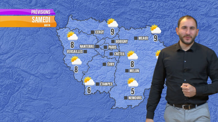 Les prévisions météo de ce samedi 9 novembre en Île-de-France