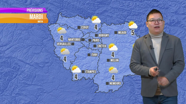 Les prévisions météo de ce mardi 12 novembre en Île-de-France 