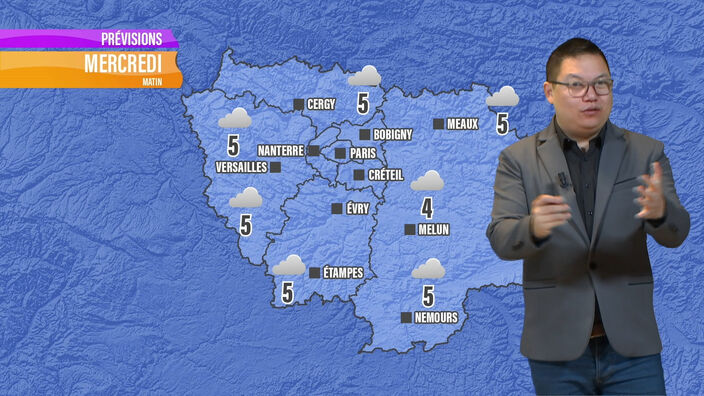 Les prévisions météo de ce mercredi 13 novembre en Île-de-France