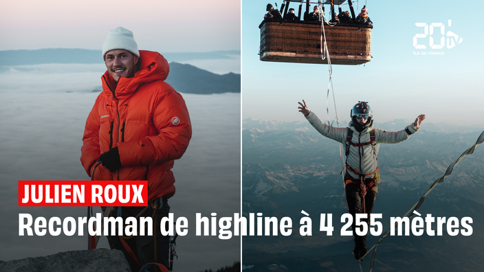 "À mon premier pas, je me suis fait assassiner par la ligne" - Julien Roux, recordman de highline à 4 255 mètres