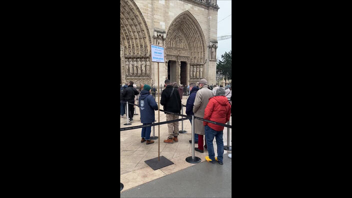 Déjà 800.000 visiteurs depuis la réouverture de Notre-Dame