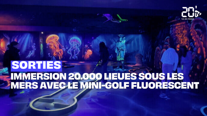 Idée sortie : immersion 20.000 lieues sous les mers avec le mini-golf fluorescent 