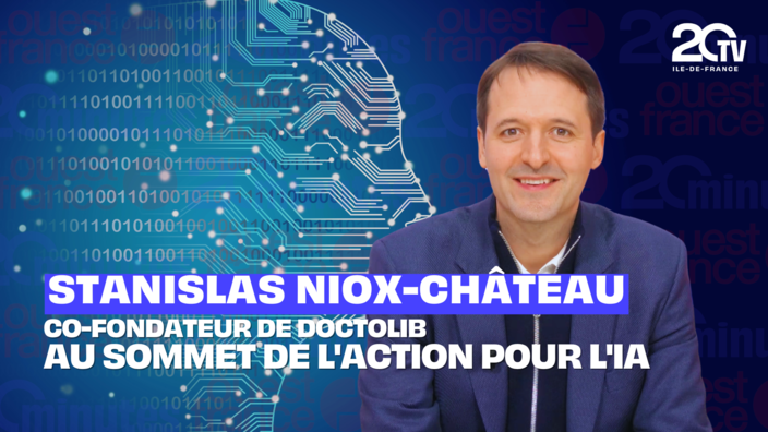 Stanislas Niox-Château, co-fondateur de Doctolib au Sommet de l'action pour l'IA