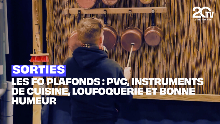 Les Fo Plafonds en live à Paris : PVC, instruments de cuisine, loufoquerie et bonne humeur